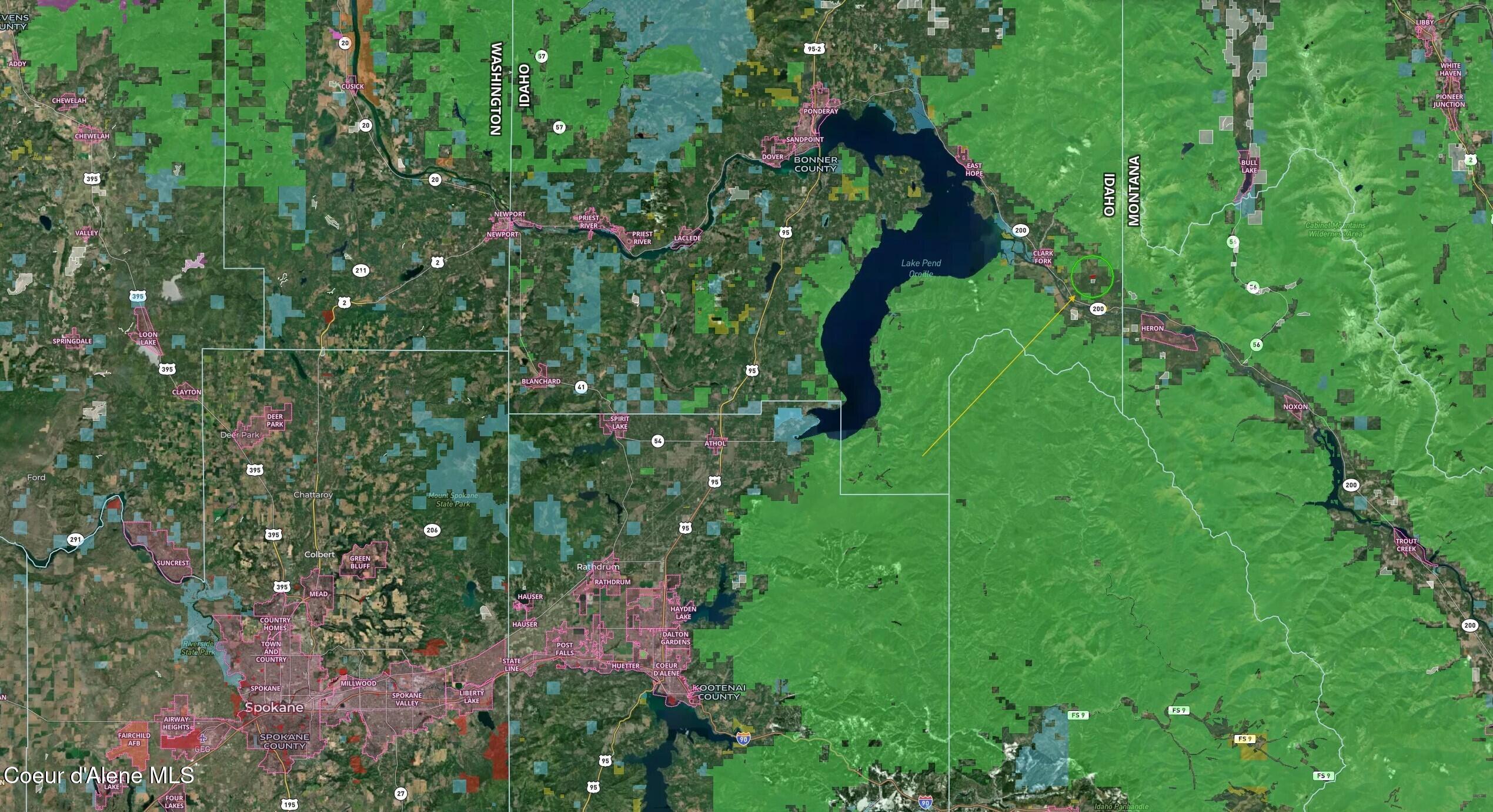 475 Old Range Road Clark Fork, ID 83811 - Photo 57 of 59 Map 3