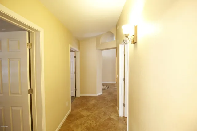 an empty room with window