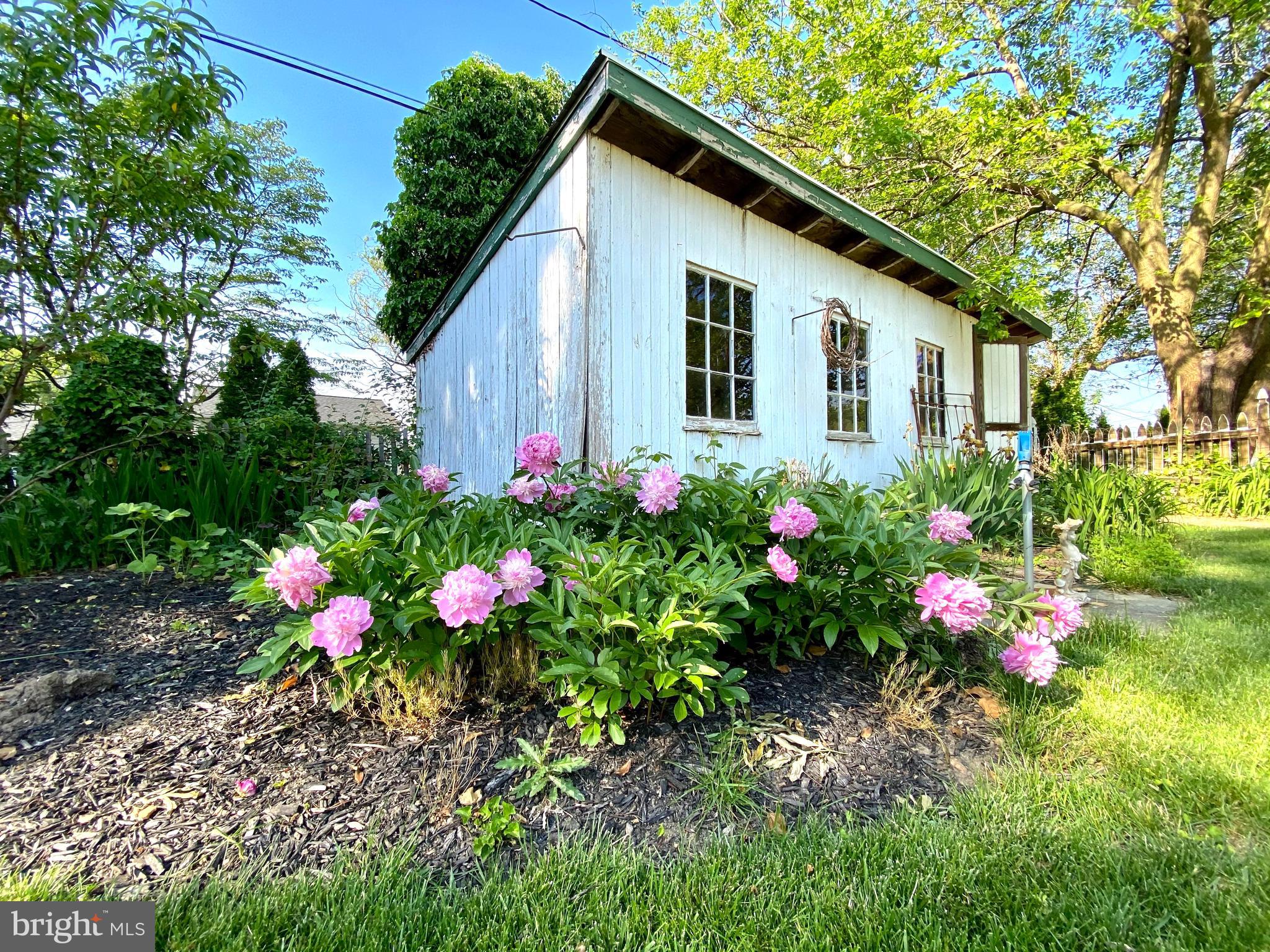 16 Cinder Road Lutherville-Timonium, MD 21093 - Photo 51 of 53 Bonus potting shed graced by peonies