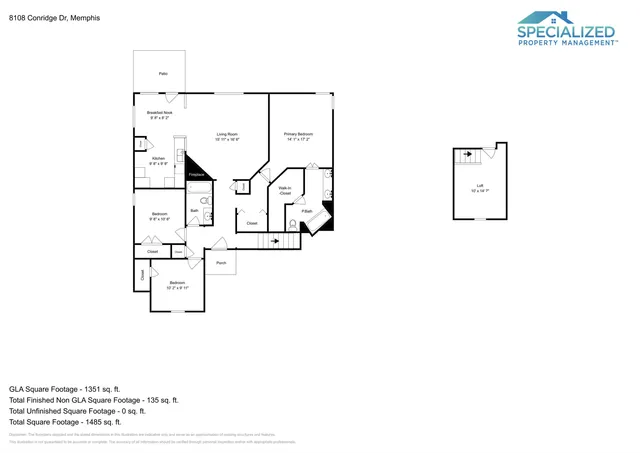 a picture of a floor plan
