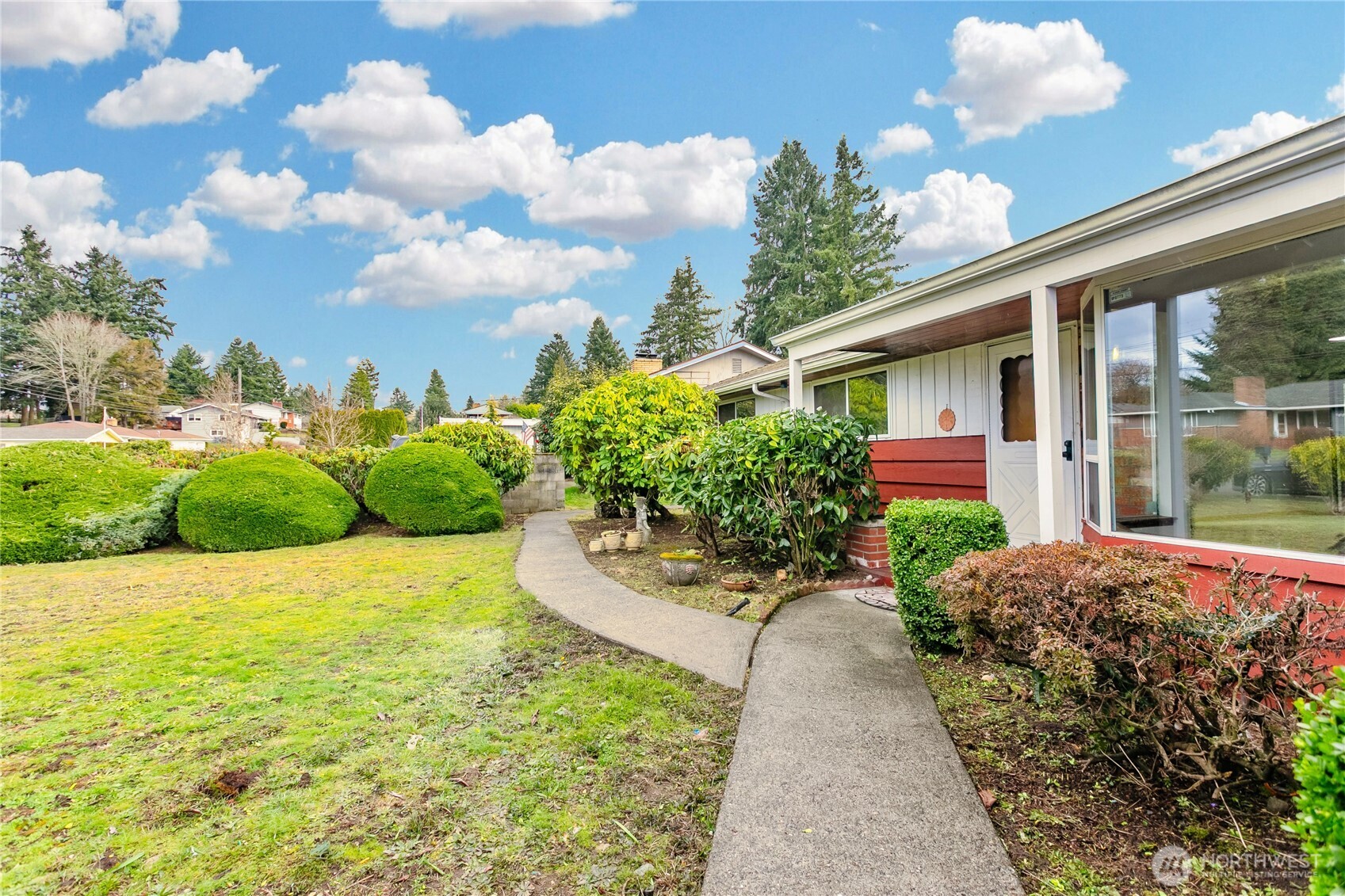 7416 25th Street West Tacoma, WA 98466 - Photo 2 of 39 a view of a back yard of the house