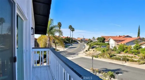 a view of a balcony