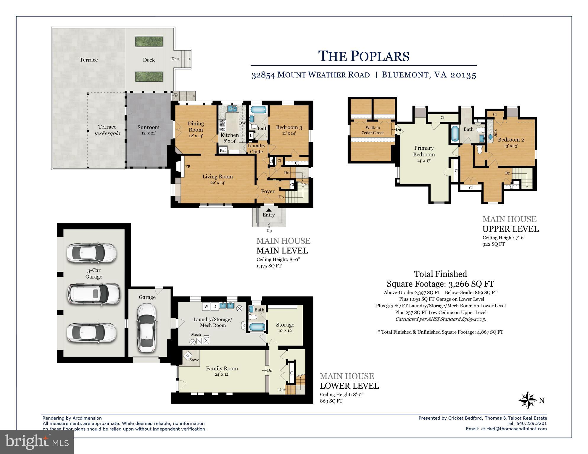 32843 Mt Weather Road Bluemont, VA 20135 - Photo 42 of 42 The Poplars Floor Plan
