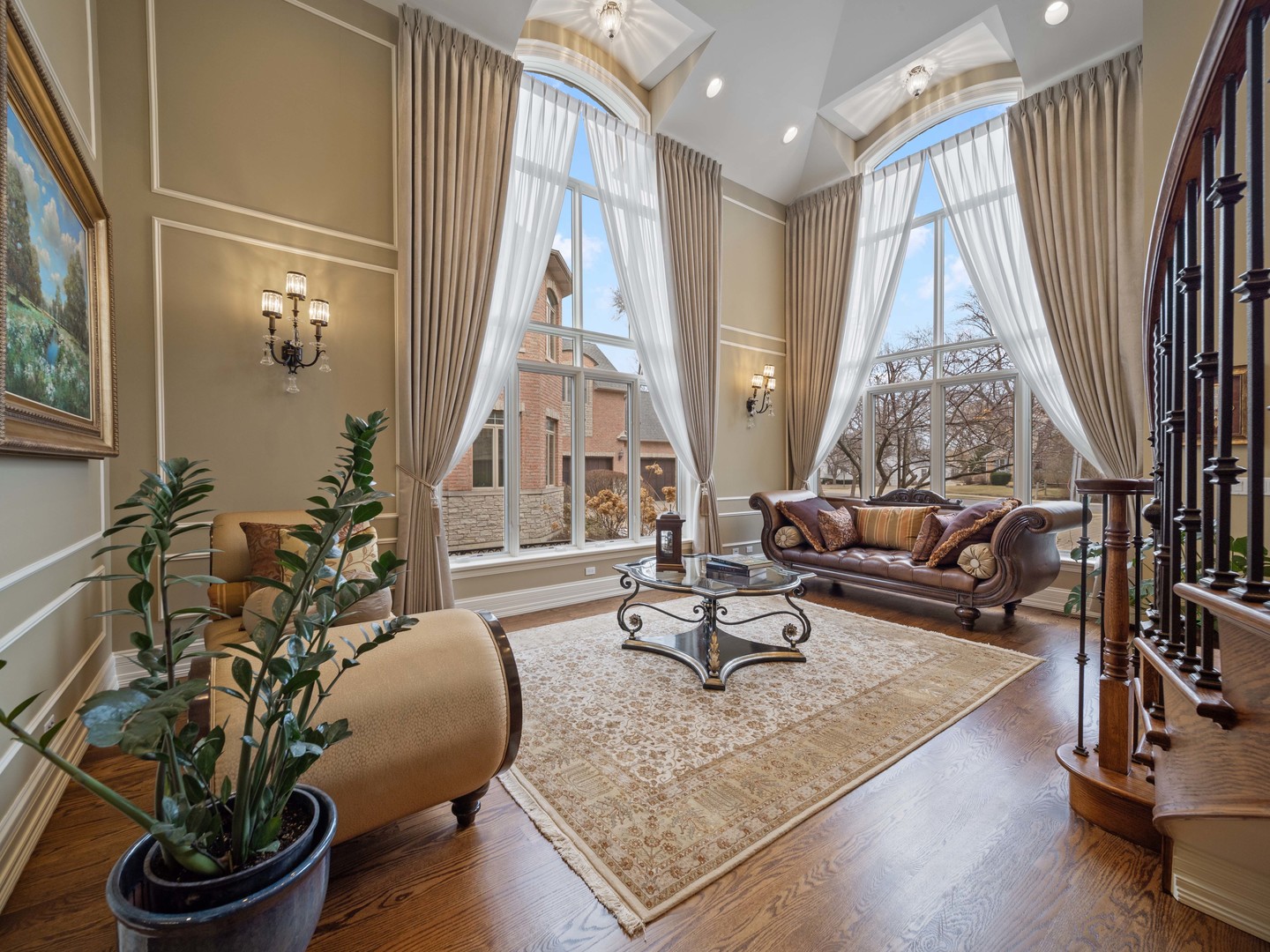 700 Greenwood Road Northbrook, IL 60062 - Photo 10 of 81 a living room with furniture and a large window