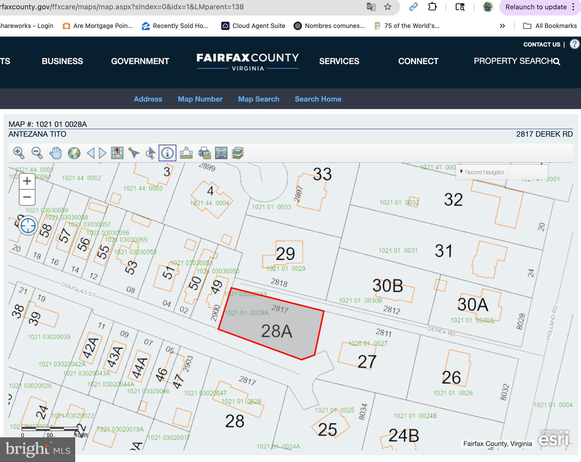2817 Derek Road Alexandria, VA 22306 - Photo 62 of 62 Gis Map