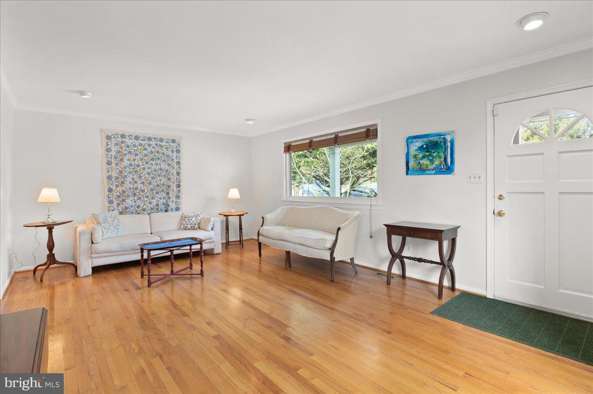 8606 Grubb Road Chevy Chase, MD 20815 - Photo 4 of 31 Large sun filled living room
