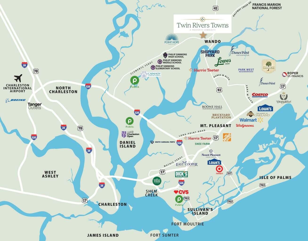 301 Twin Rivers Drive Wando, SC 29492 - Photo 6 of 7 Map