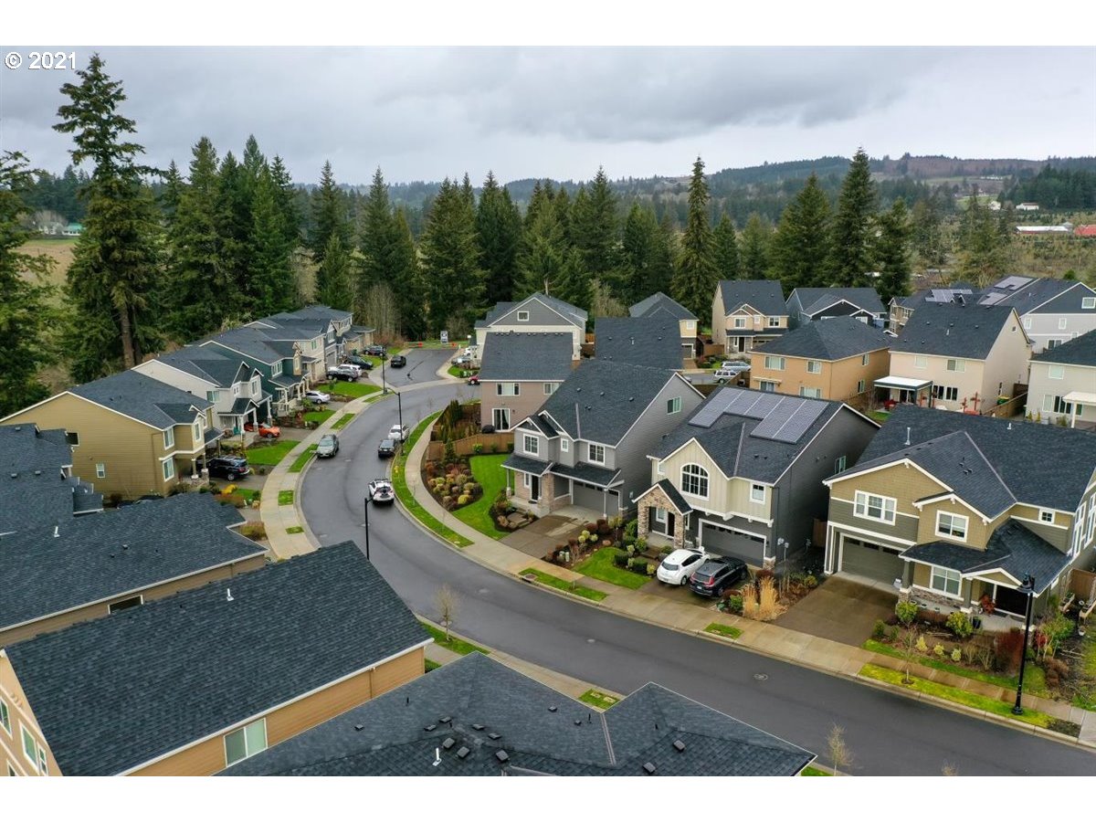 17468 Northwest Woodrush Way Portland, OR 97229 - Photo 31 of 32 a view of a house with outdoor space