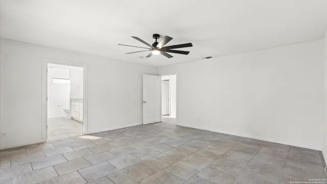 a view of an empty room