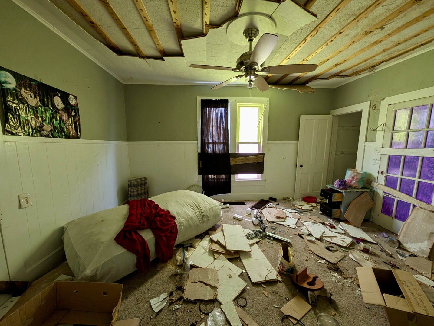 440 North Campbell Street Macomb, IL 61455 - Photo 29 of 50 a bedroom with a bed and a mirror