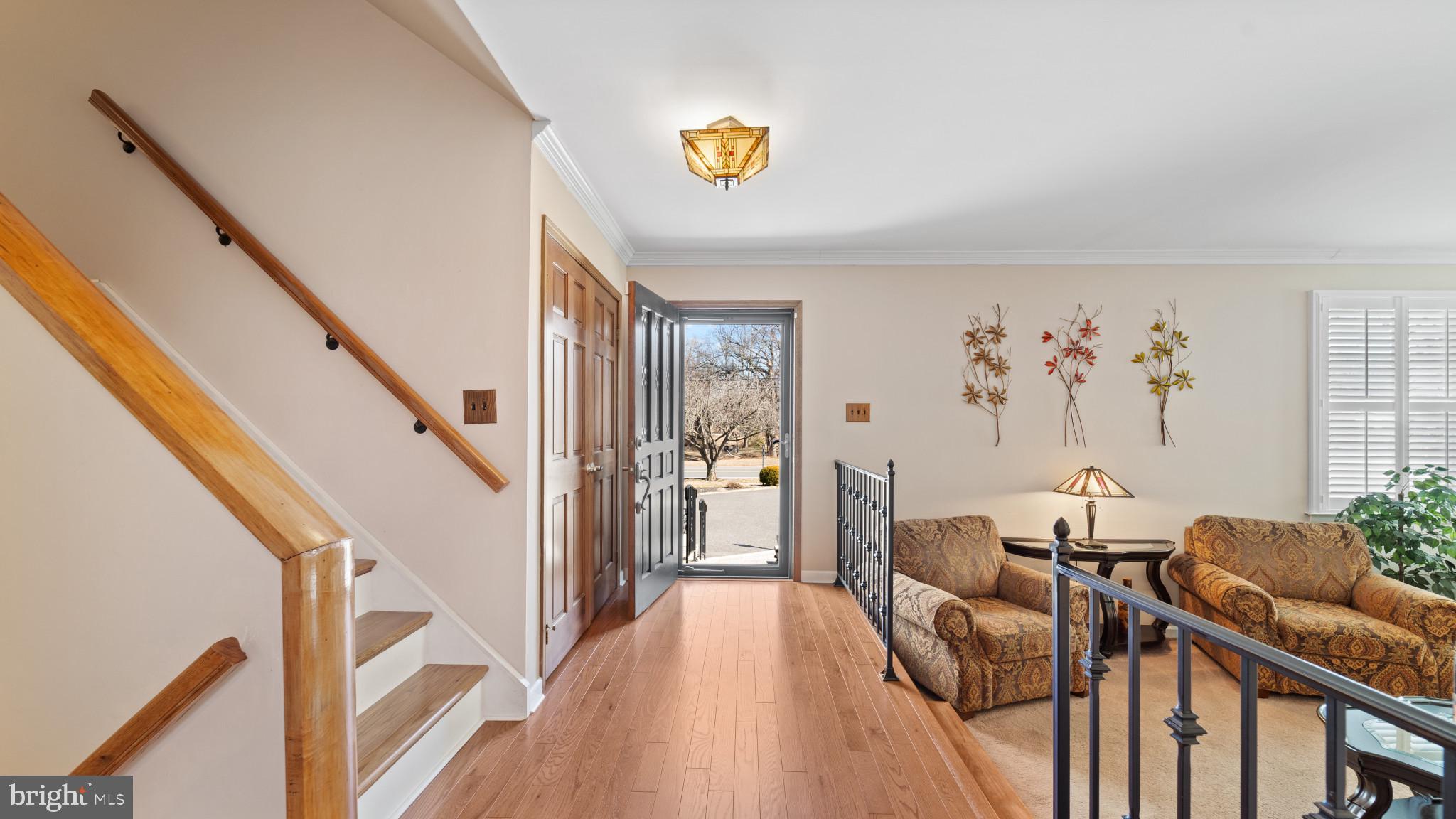 93 Harmony Road Mickleton, NJ 08056 - Photo 3 of 34 a living room with furniture and wooden floor