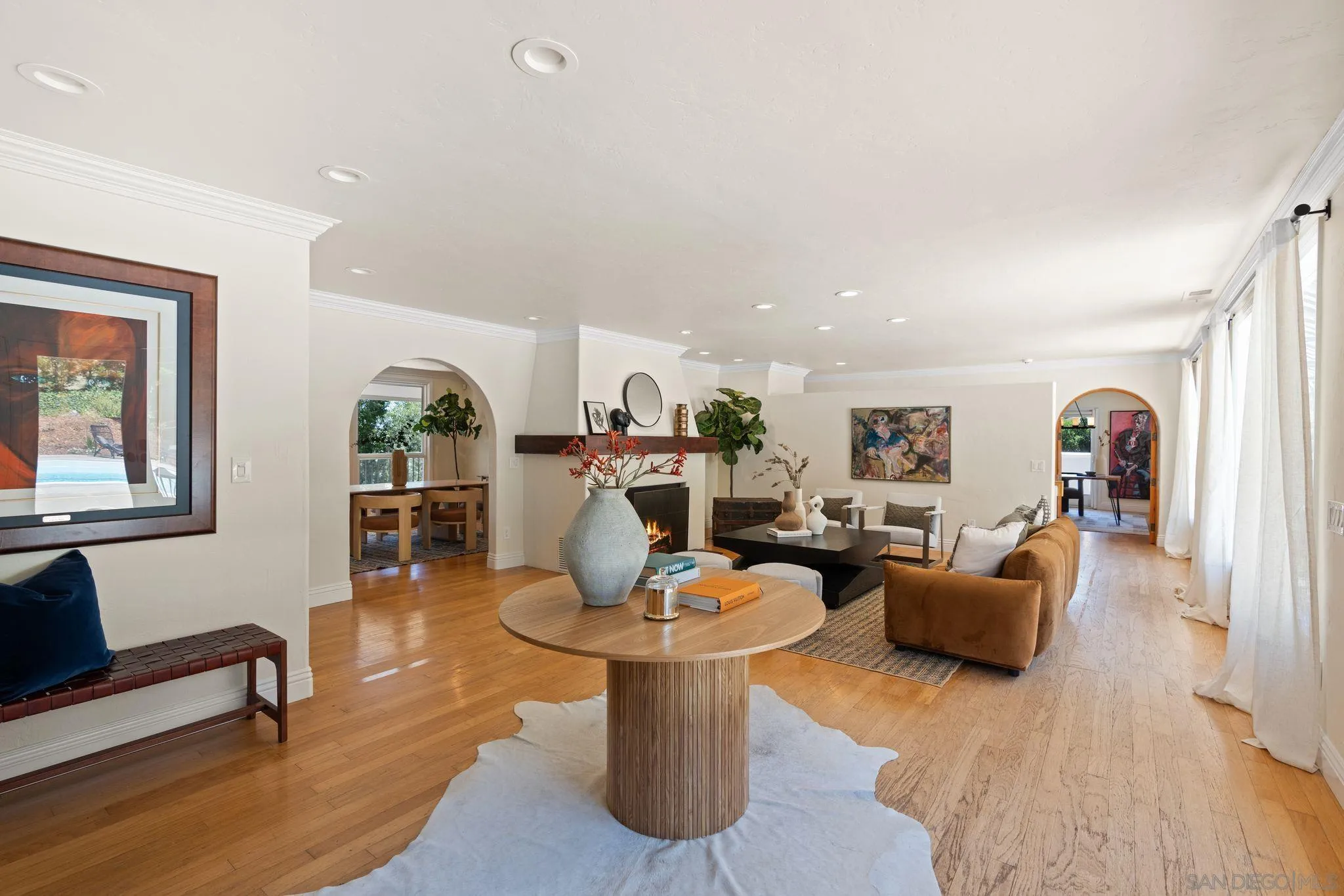 6347 Las Colinas Rancho Santa Fe, CA 92067 - Photo 7 of 24 a living room with furniture a rug and a window