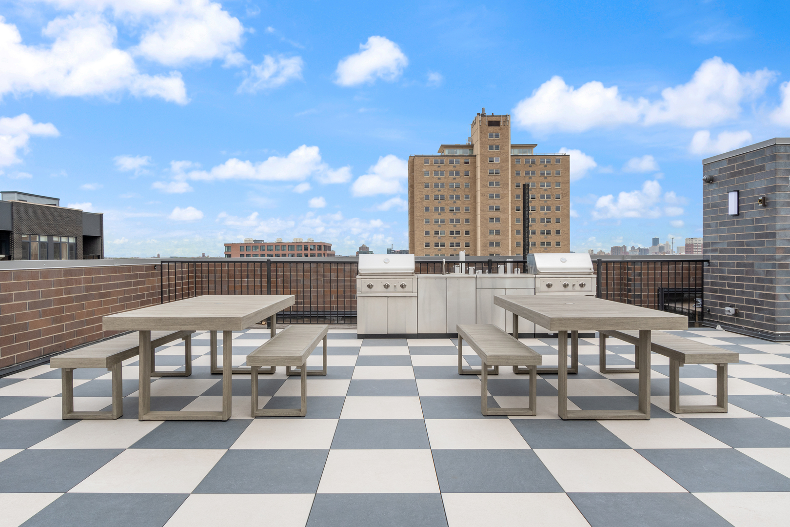 3217 North Clark Street, Unit 504 Chicago, IL 60657 - Photo 20 of 28 a view of a terrace with seating space