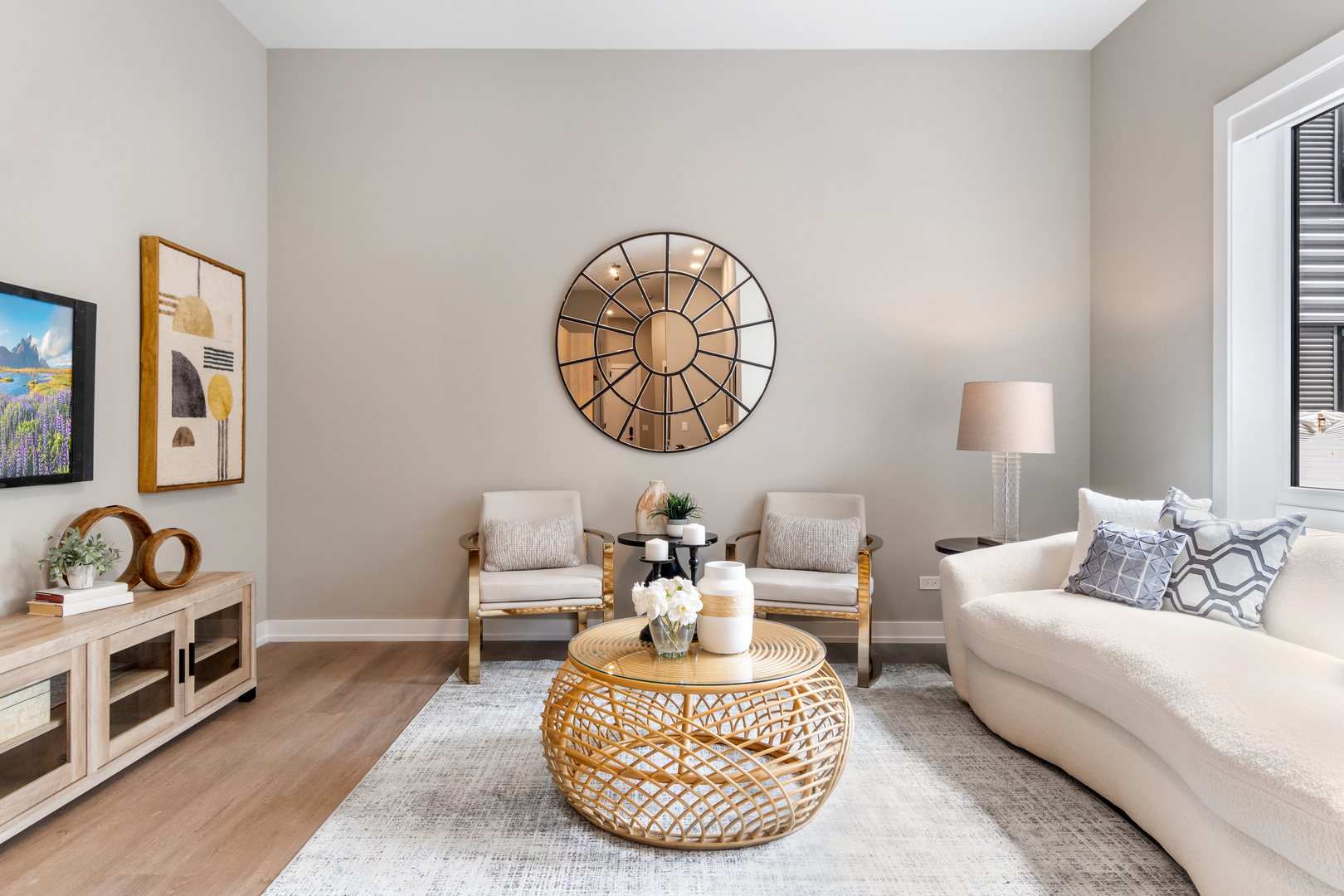 3217 North Clark Street, Unit 504 Chicago, IL 60657 - Photo 5 of 28 a living room with furniture and a window