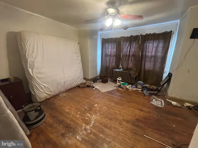 a room with gym equipment