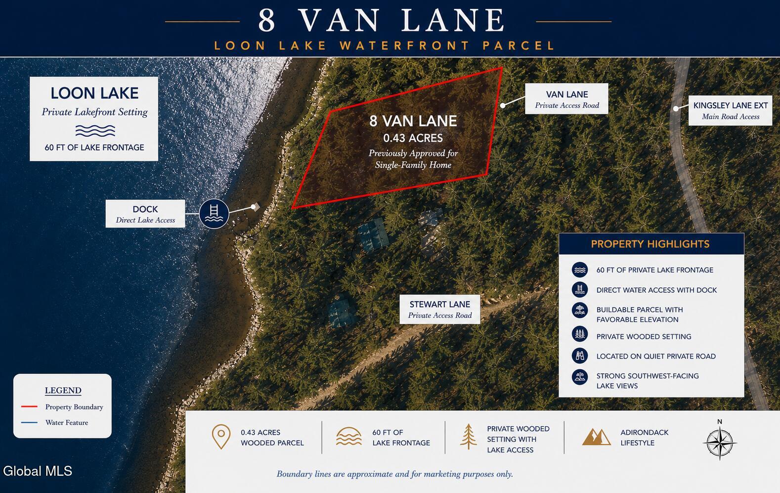 8 Van Lane Chester, NY 12817 - Photo 2 of 9 Updated 8 Van Map 5-4-26