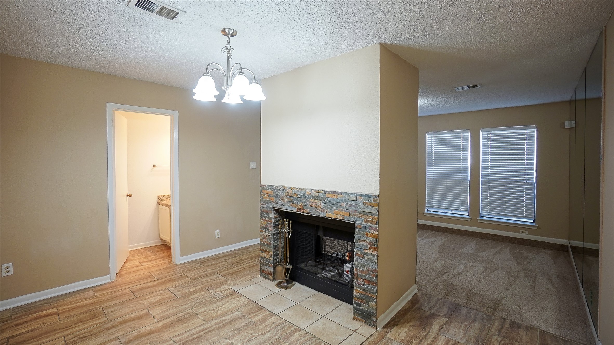 2277 South Kirkwood Road, Unit 507 Houston, TX 77077 - Photo 8 of 34 Dining room with fireplace
