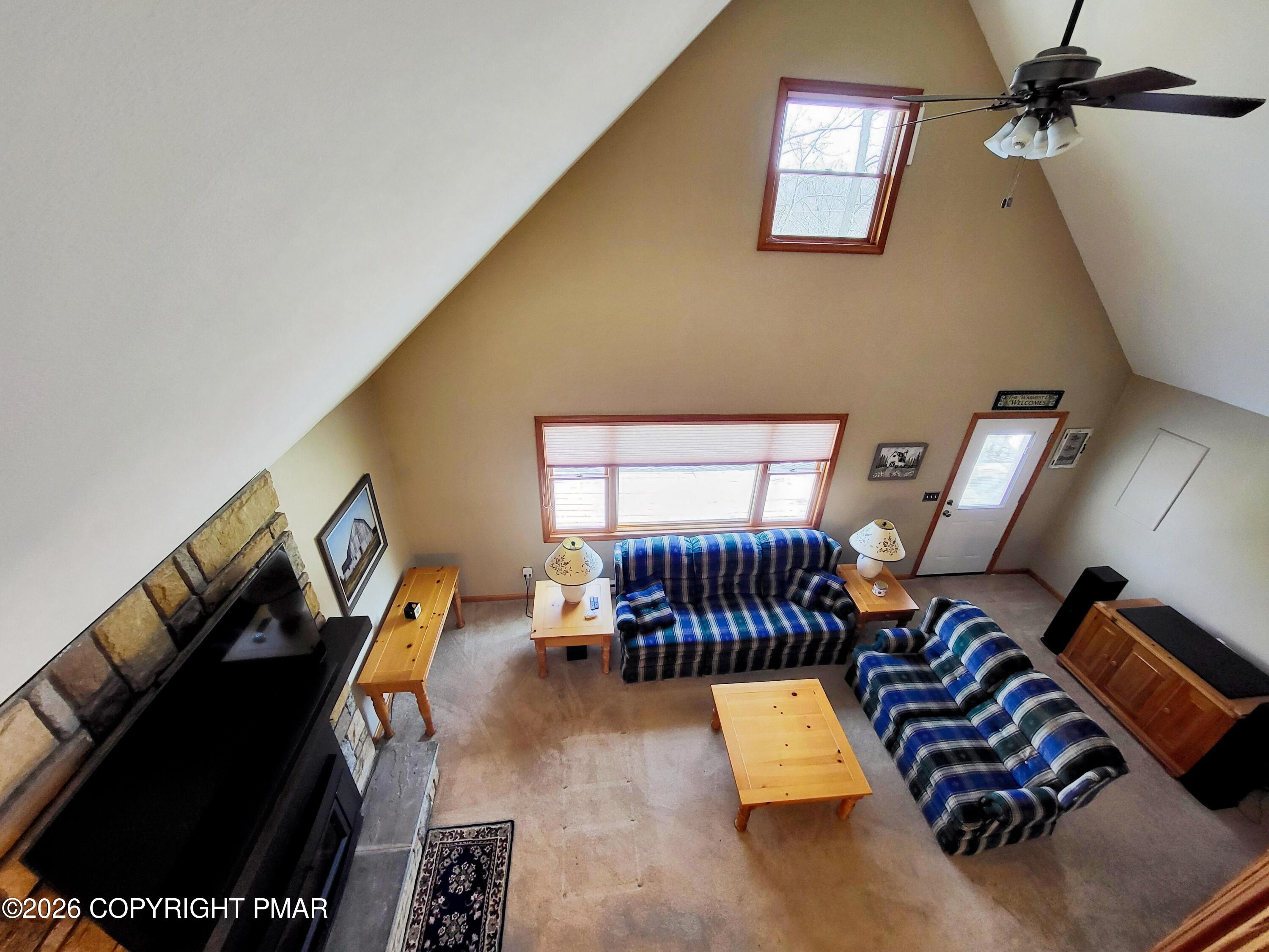 155 Clifton Drive Bushkill, PA 18324 - Photo 33 of 75 a bedroom with furniture and a window