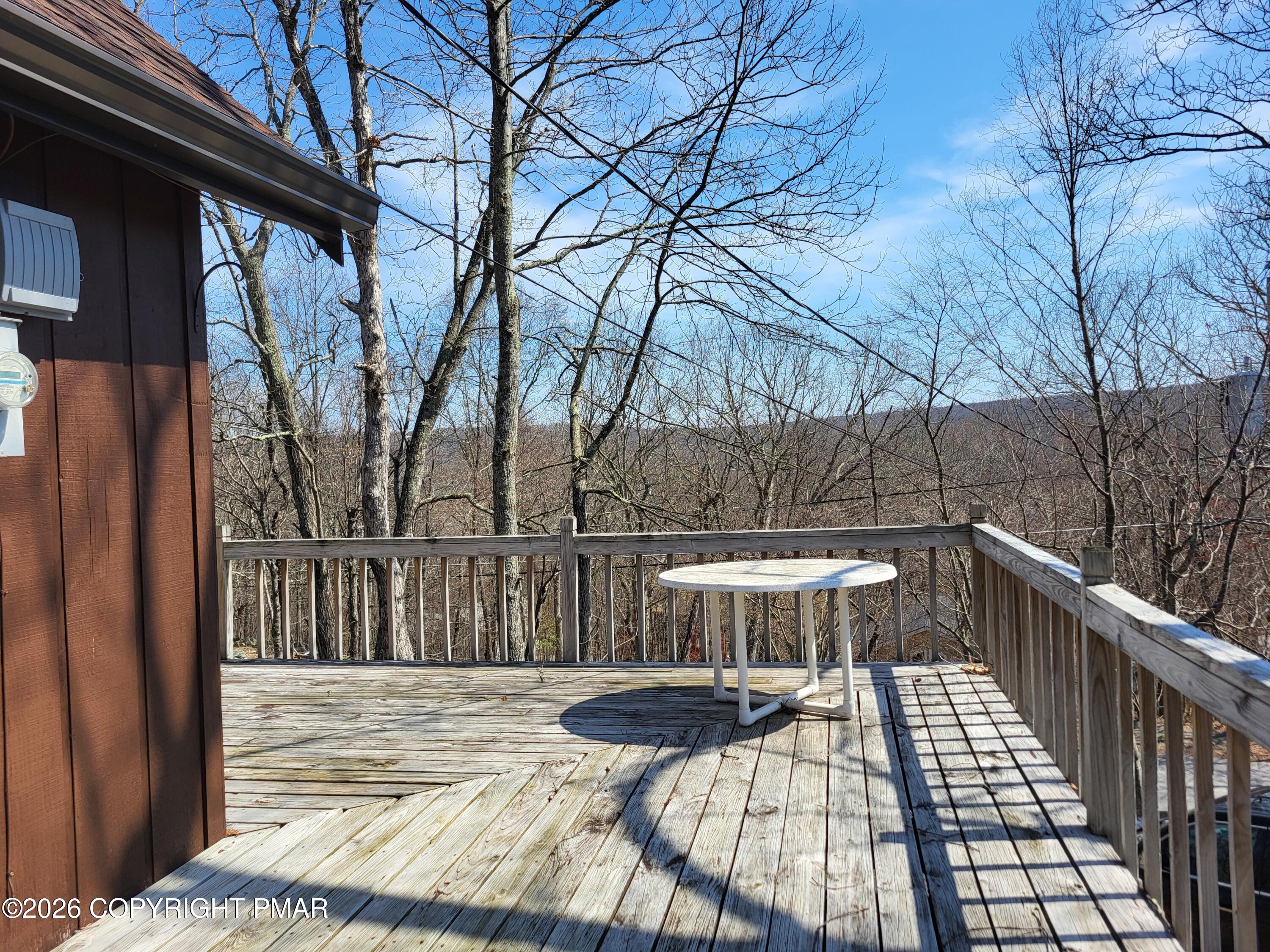 155 Clifton Drive Bushkill, PA 18324 - Photo 47 of 75 a view of a patio with a yard