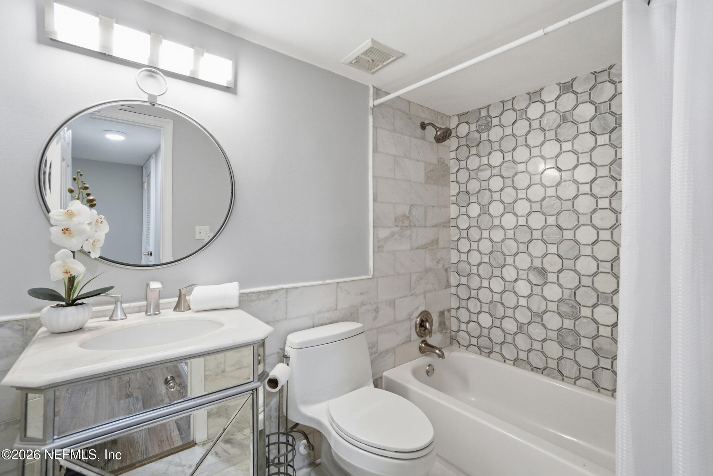 10 10th Street, Unit 9B Atlantic Beach, FL 32233 - Photo 25 of 63 Hall Bathroom #2