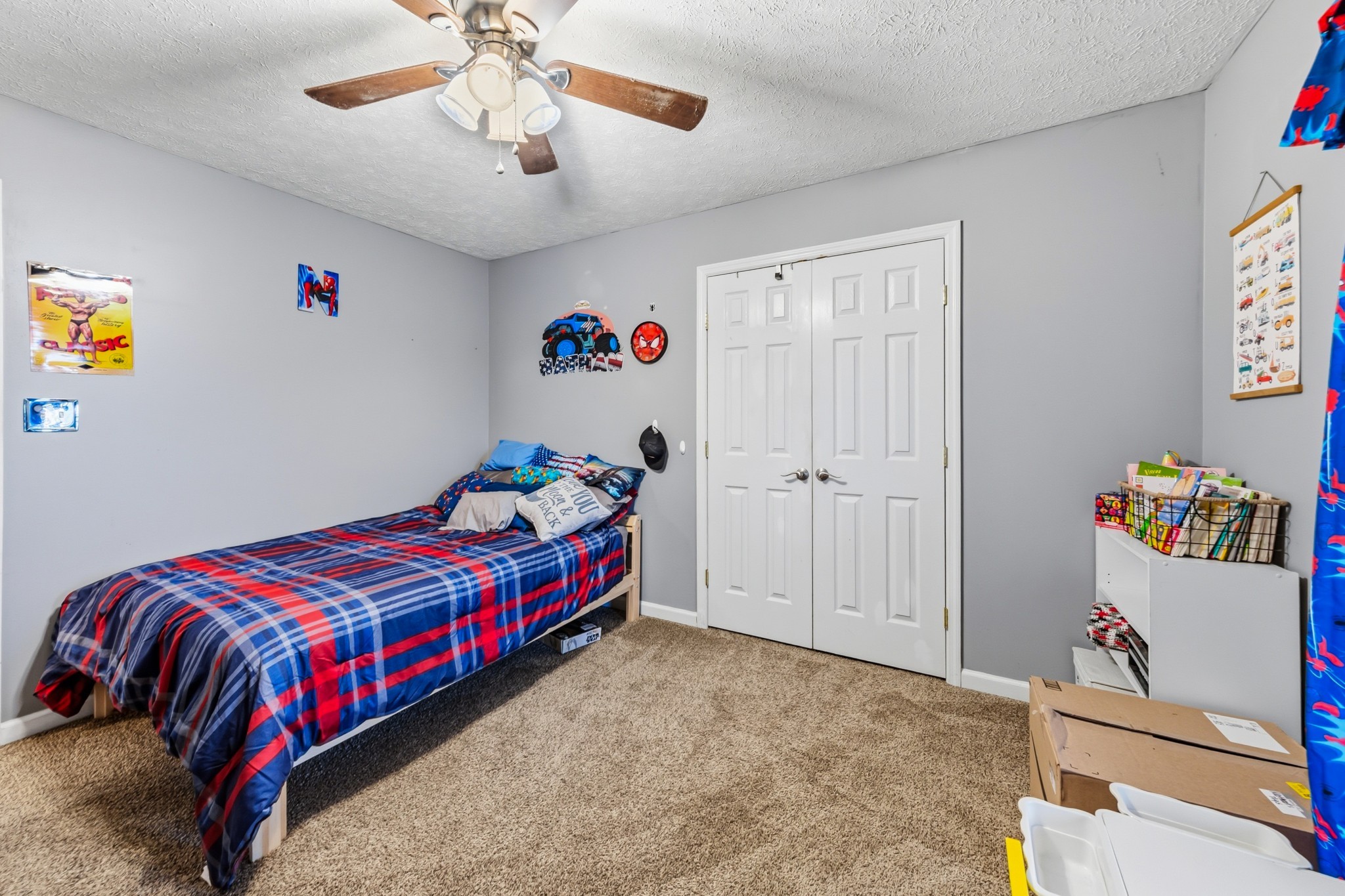 699 Puckett Road Watertown, TN 37184 - Photo 8 of 53 a bedroom with bed and a chandelier