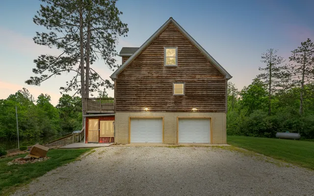 a view of a balcony with dining space