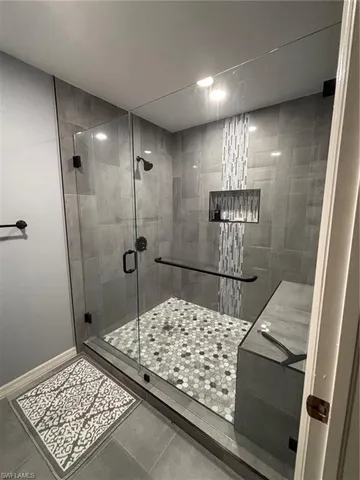 a bathroom with a sink
