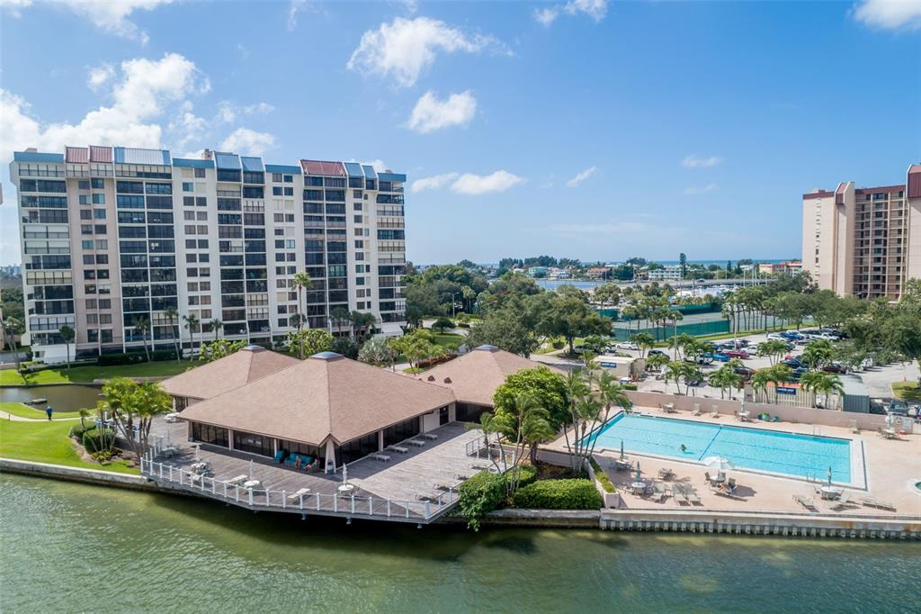 9525 Blind Pass Road, Unit 508 St. Pete Beach, FL 33706 - Photo 19 of 24 a view of a city with tall buildings