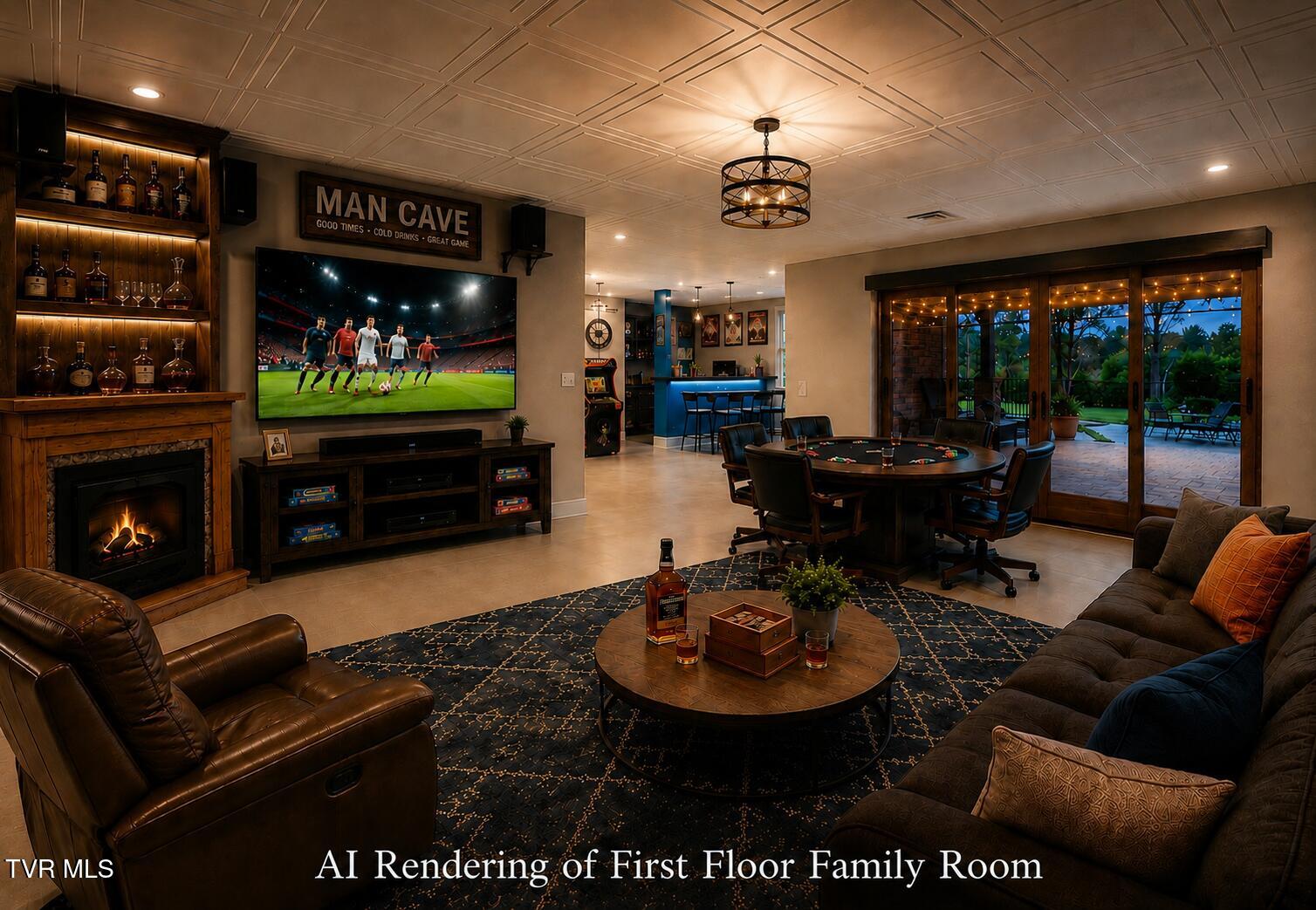 437 Dean Archer Road Jonesborough, TN 37659 - Photo 58 of 77 First Floor Family Room Rendering