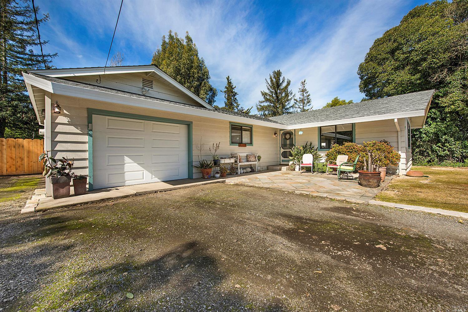 1311 Foster Road Napa, CA 94558 - Photo 1 of 1 One car garage plus the 1600sq.ft. metal workshop in rear yard.