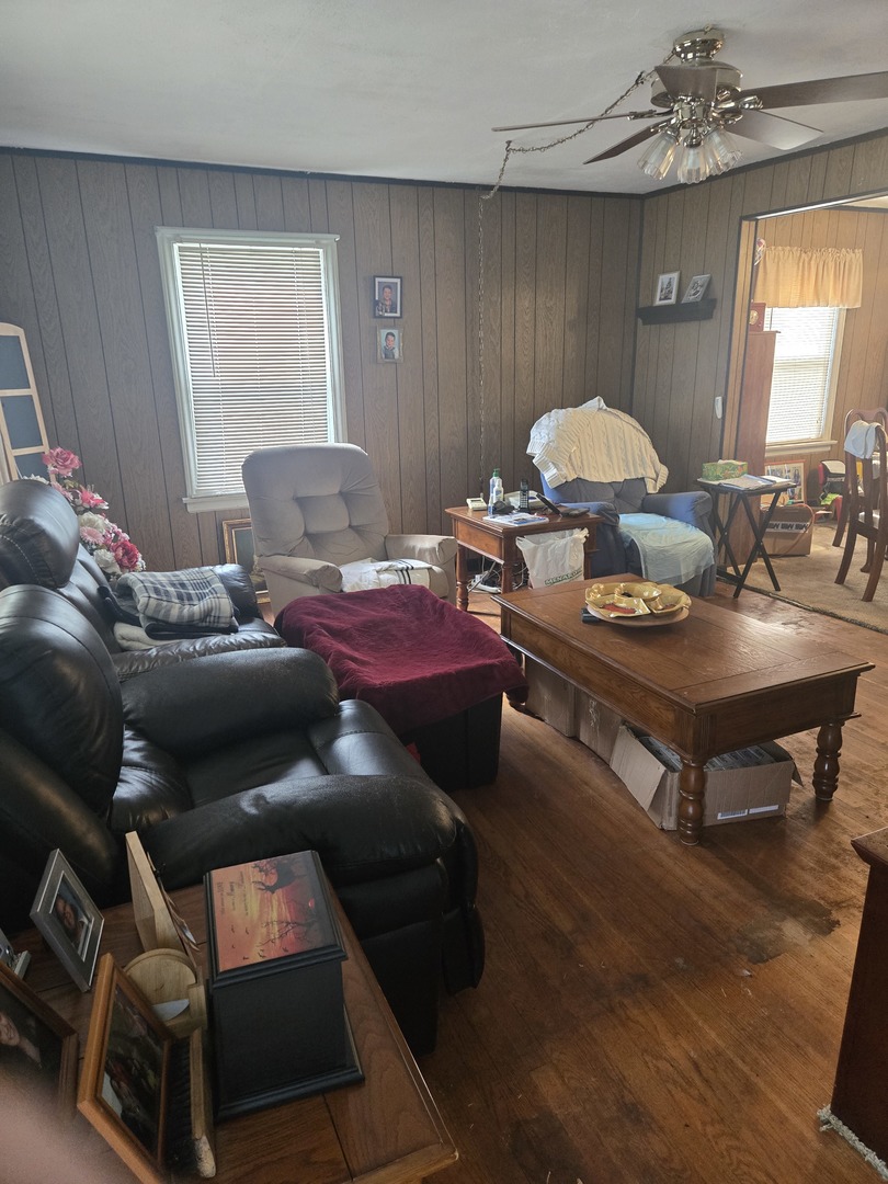 2038 Ruby Street Melrose Park, IL 60164 - Photo 6 of 13 a living room with furniture and wooden floor
