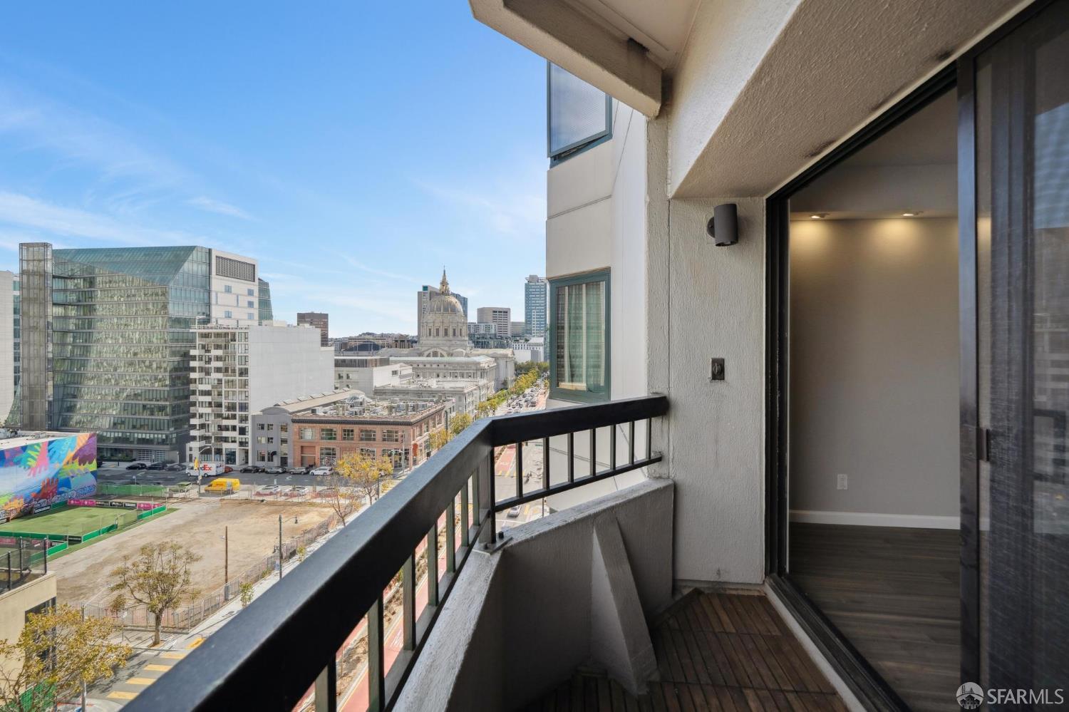 601 Van Ness Avenue, Unit 812 San Francisco, CA 94102 - Photo 17 of 33 a view of city from a balcony
