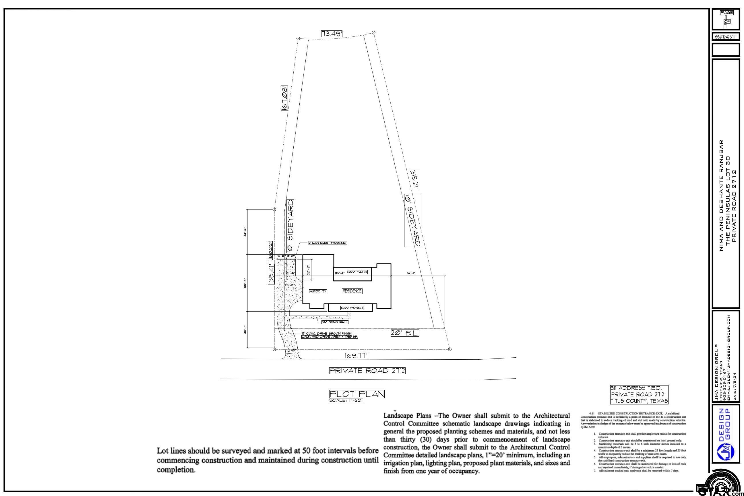 2712 Tbd Private Road Mount Pleasant, TX 75455 - Photo 18 of 18 a picture of floor plan