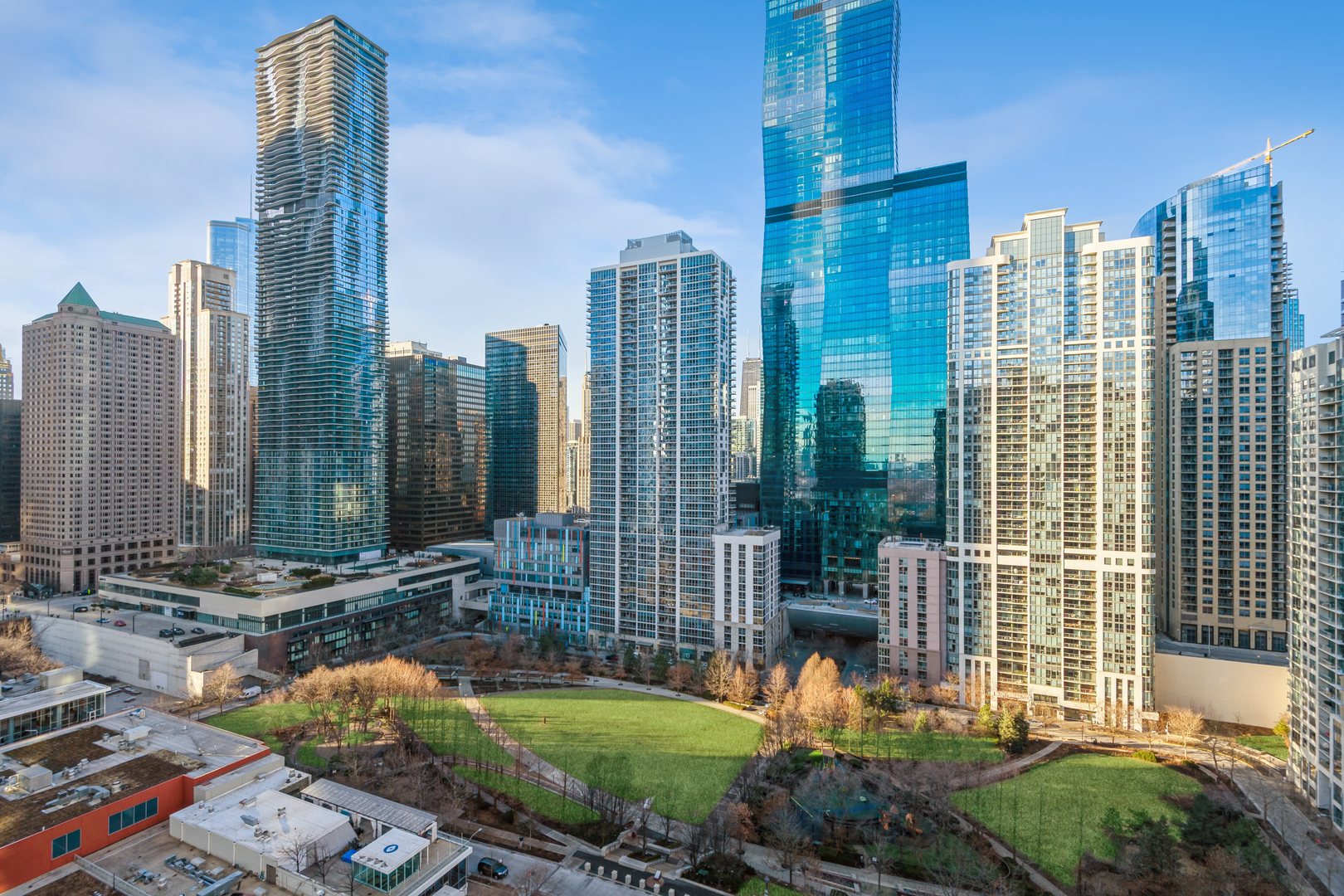 400 East Randolph Street, Unit 2518 Chicago, IL 60601 - Photo 18 of 49 a view of a city with tall buildings
