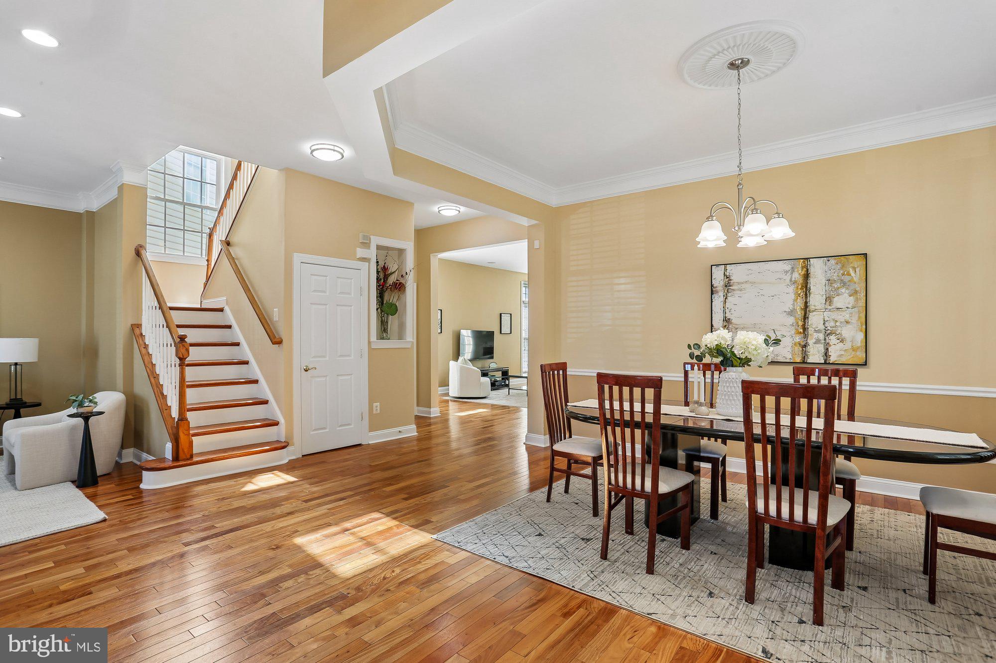 945 Main Street Gaithersburg, MD 20878 - Photo 18 of 57 a view of a dining room with furniture window and wooden floor