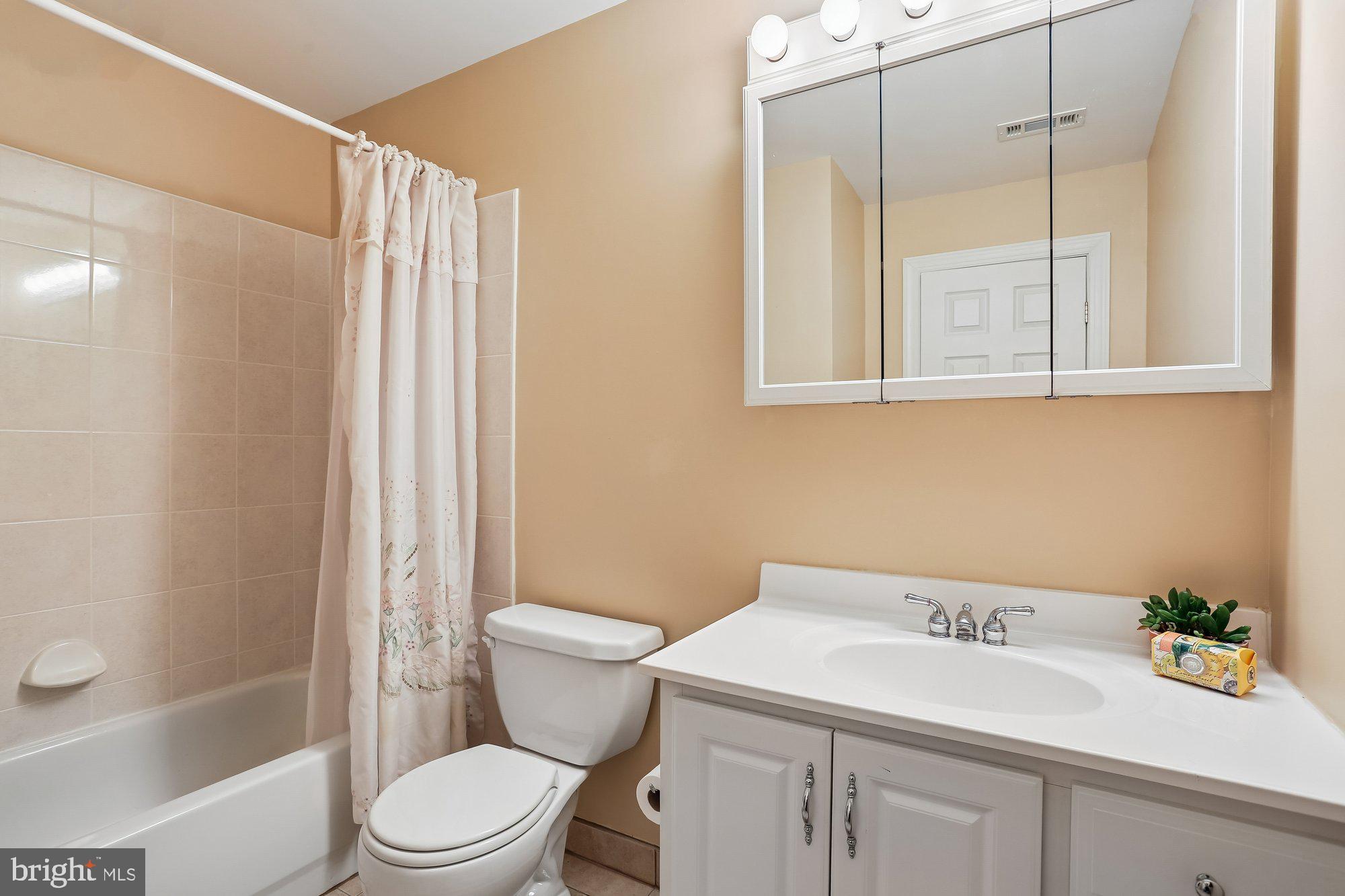 945 Main Street Gaithersburg, MD 20878 - Photo 36 of 57 a bathroom with a sink a toilet and shower