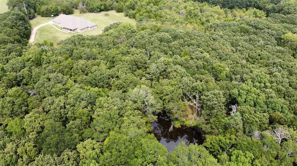 643 County Road 2255 Telephone, TX 75488 - Photo 3 of 40 Aerial view of property's location relative to Spring Fed Pond