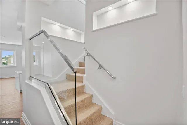 a view of an front door