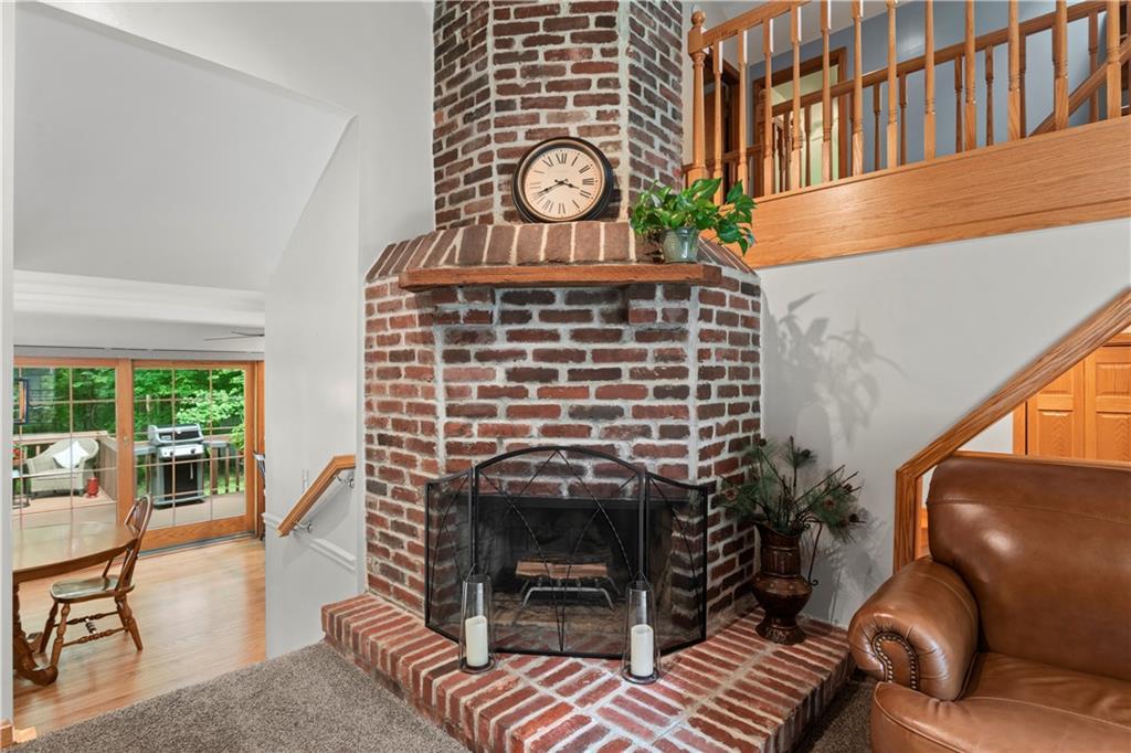 151 Kyle Road Valencia, PA 16059 - Photo 12 of 47 Wood burning fireplace in living room