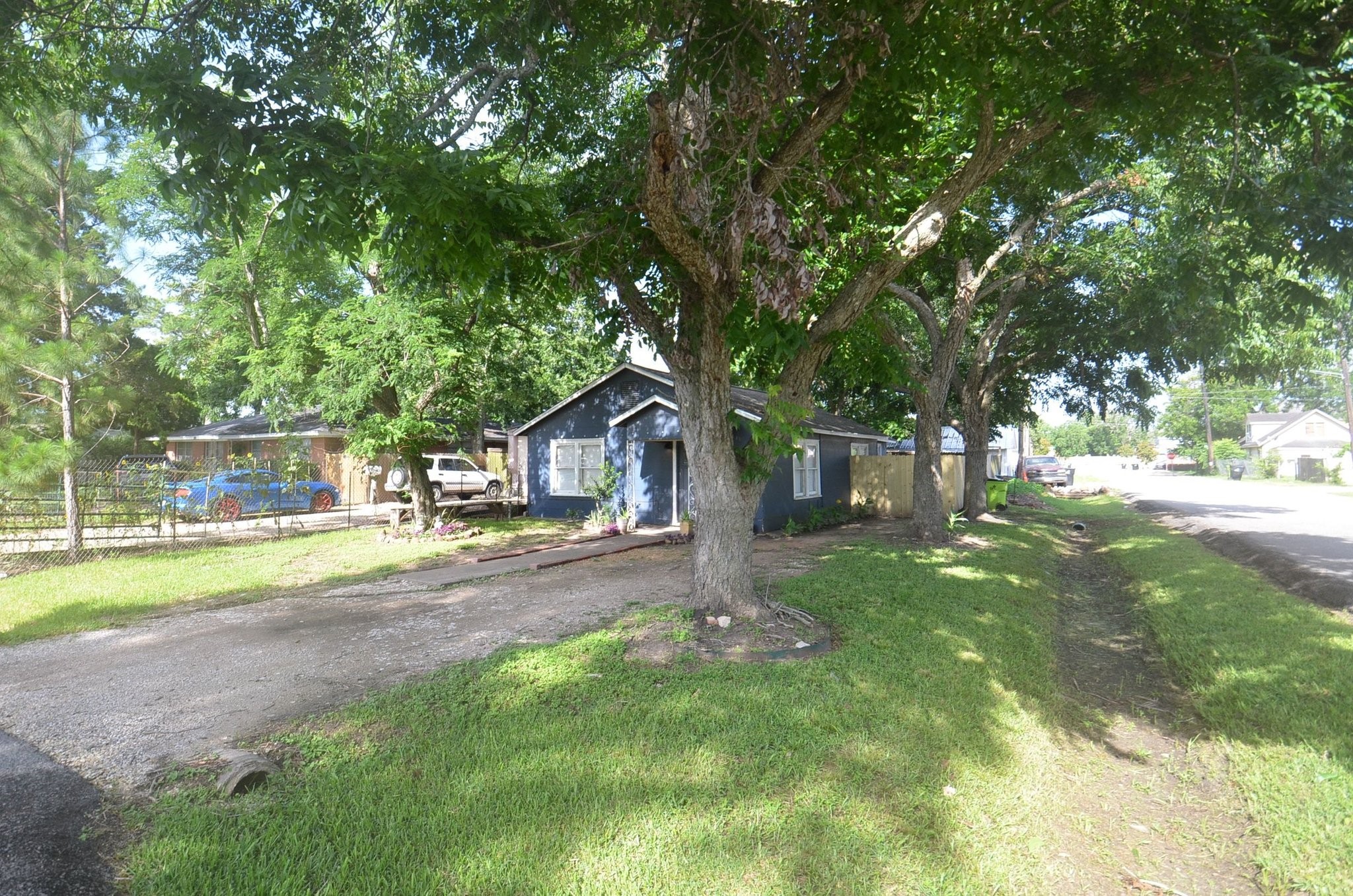 1600 5th Street Rosenberg, TX 77471 - Photo 4 of 24 Large front yard shaded by beautiful established trees.