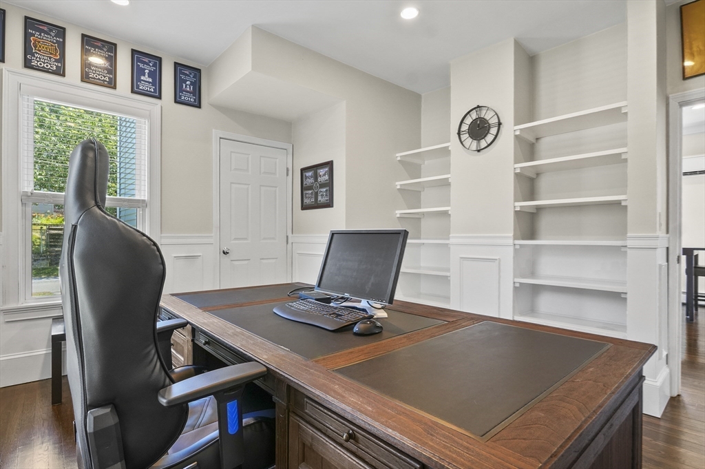 5 Waban Street Natick, MA 01760 - Photo 19 of 32 a view of workspace with wooden floor