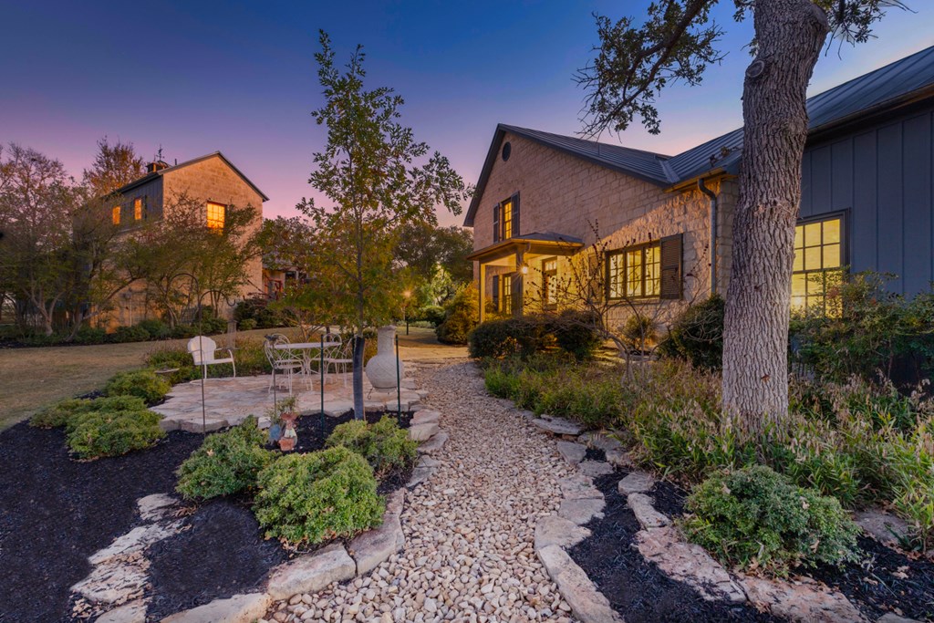 1129 Triple Creek Road Fredericksburg, TX 78624 - Photo 14 of 78 a house view with a garden space