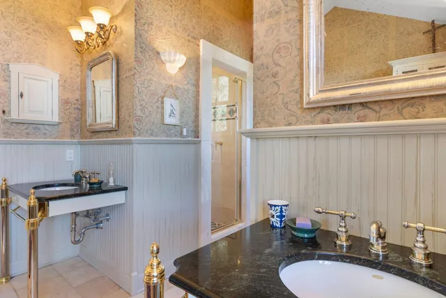 a view of an outdoor space and trees