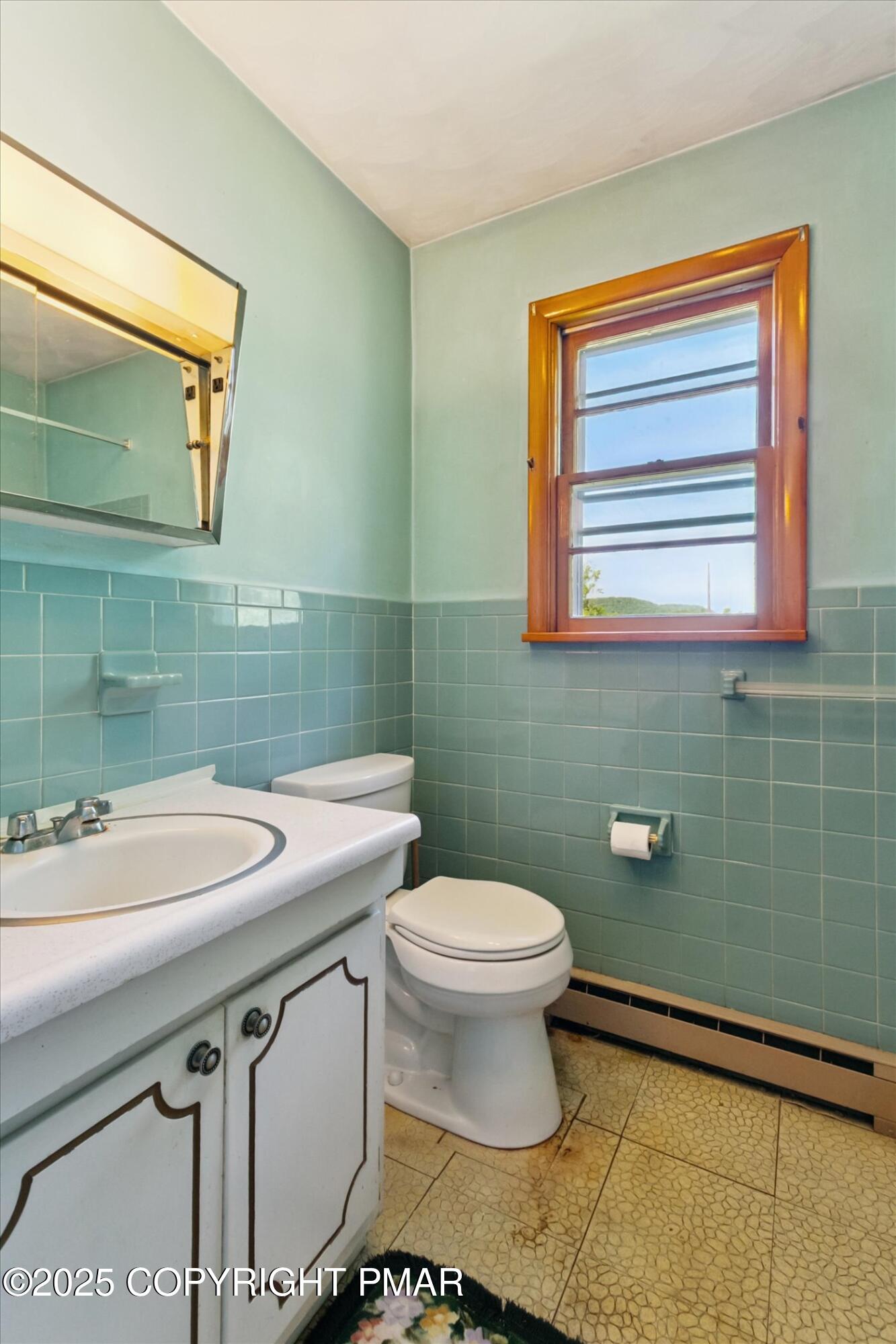 145 Sweet Arrow Lake Road Pine Grove, PA 17963 - Photo 19 of 38 a bathroom with a sink a toilet and mirror