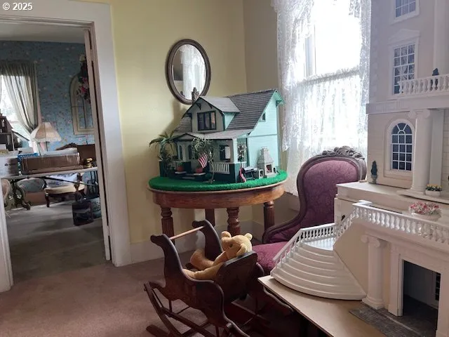 a view of storage and utility room