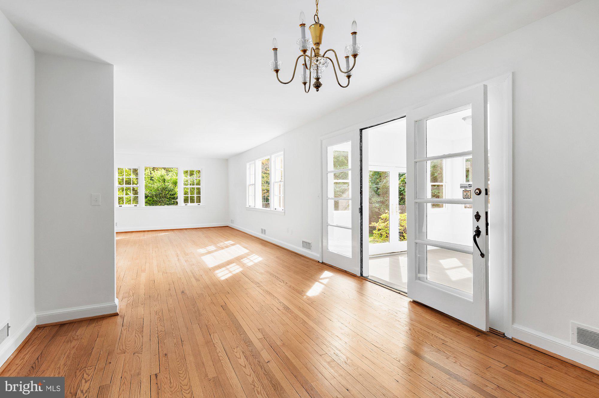9225 Levelle Drive Chevy Chase, MD 20815 - Photo 12 of 37 Dining Room view to Living Room