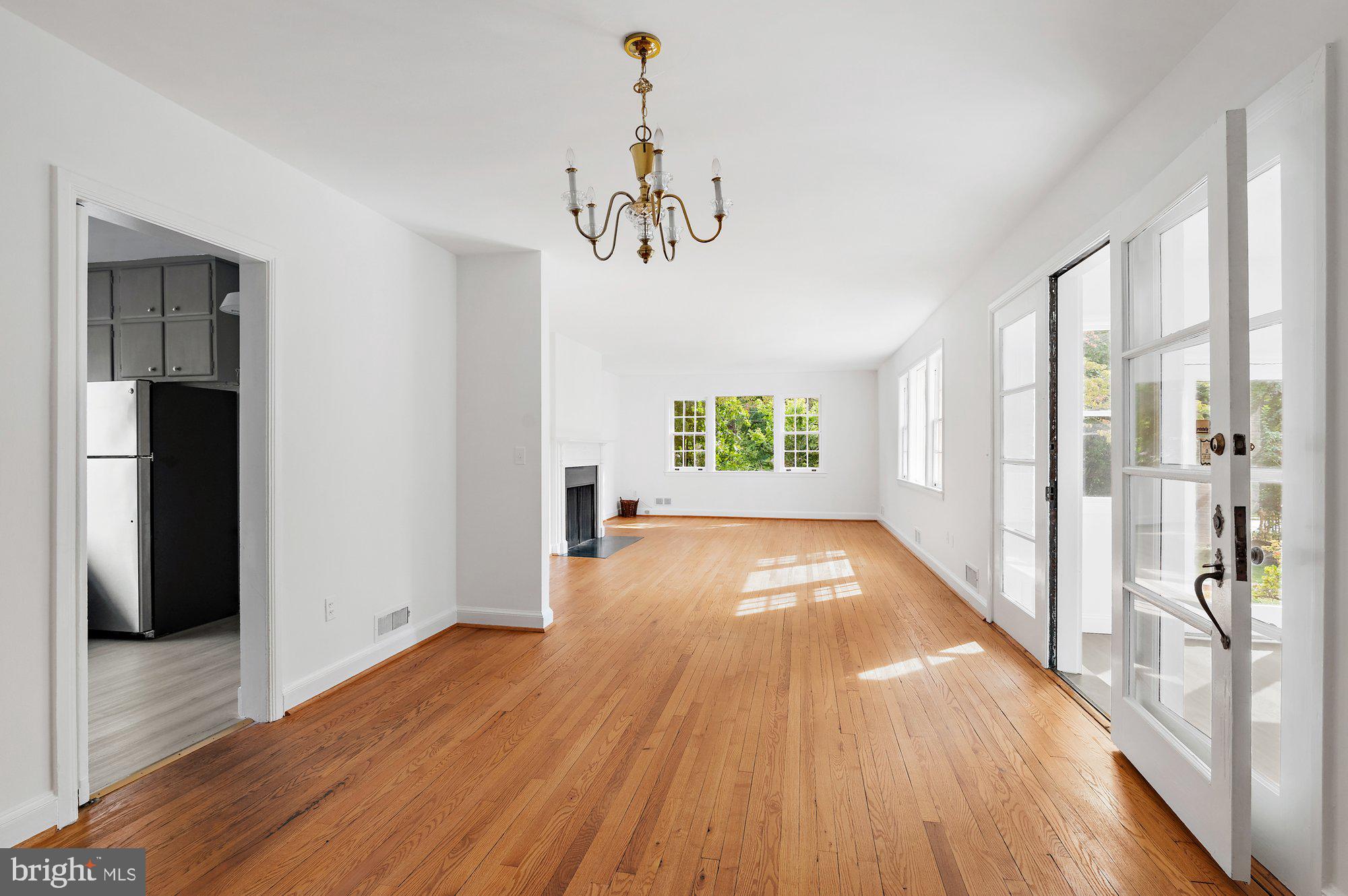 9225 Levelle Drive Chevy Chase, MD 20815 - Photo 13 of 37 Dining Room view to Living Room
