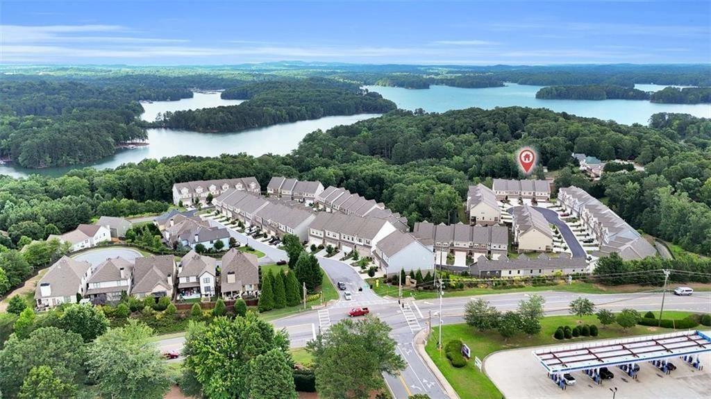 2340 Manor Pointe Drive Cumming, GA 30041 - Photo 43 of 45 an aerial view of residential house with outdoor space and river