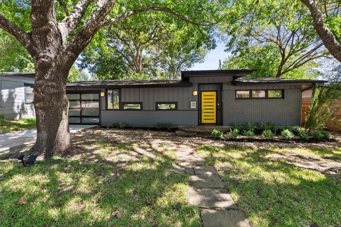 front view of house with a yard