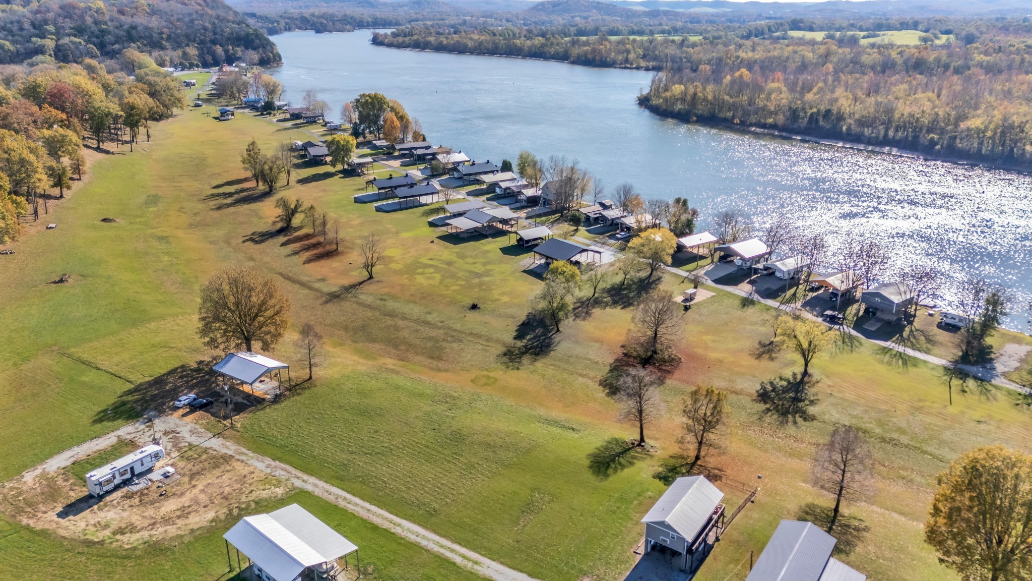 0 WC PICKETT Road Clifton, TN 38425 - Photo 2 of 18 an aerial view of a house with a yard